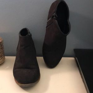 Black Suede Ankle Boots!